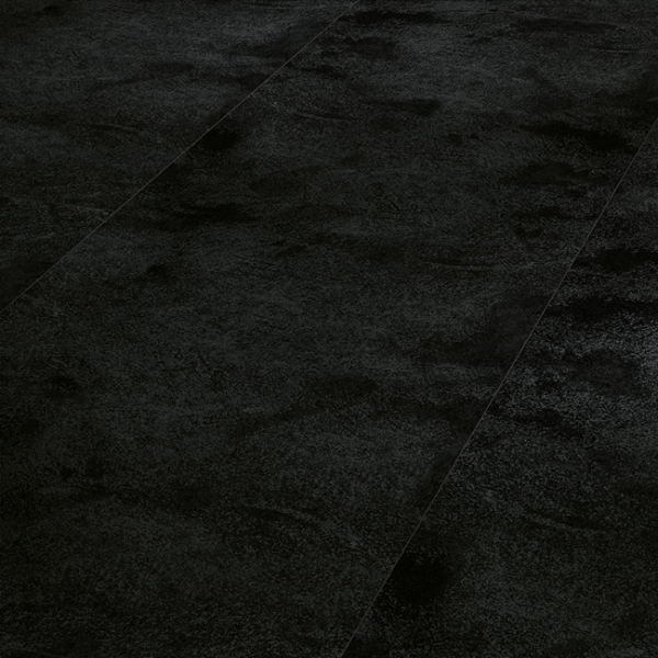 Painted black